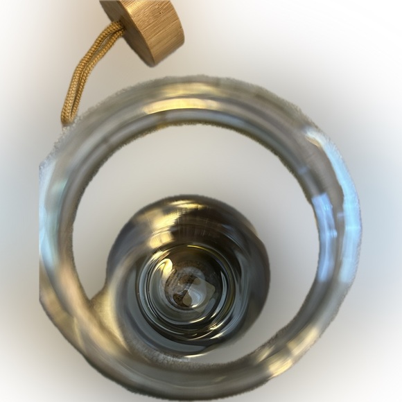 NWT Anthropologie glass bottle. Gray. - Picture 4 of 6